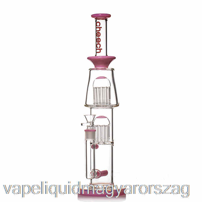 Cheech üveg Dual Tree Inline Bong Rózsaszín Vape Toll